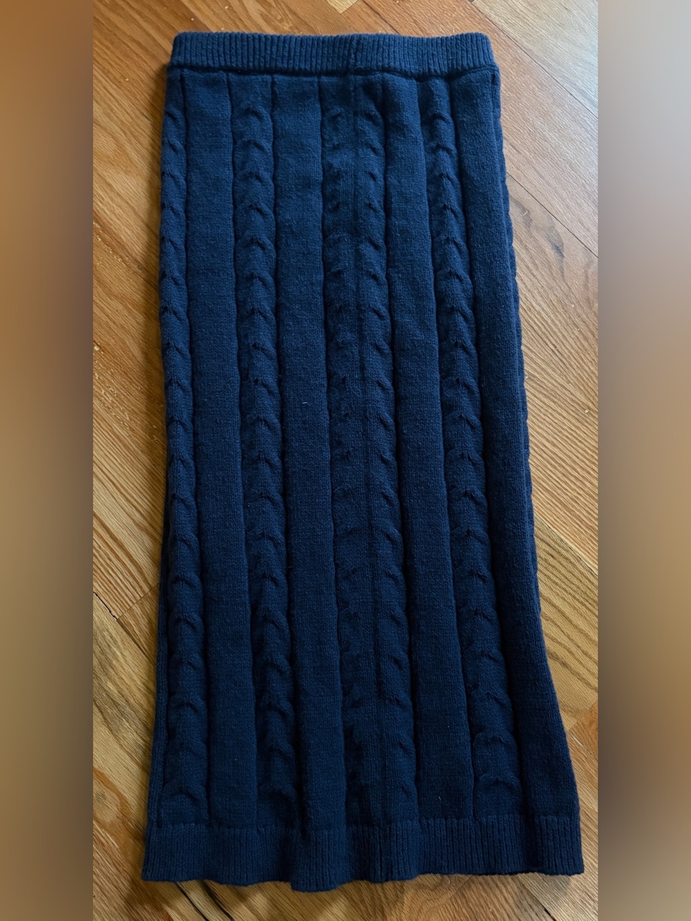 Navy Cable Knit skirts